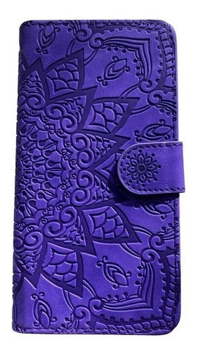 Carcasa Para Samsung S10+ Cuero Billetera Mandala