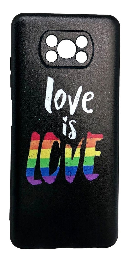 Para Xiaomi Poco X3 - Carcasa Silicona - Love Is Love