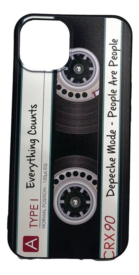 Carcasa Silicona iPhone 13 - Cassette Retro