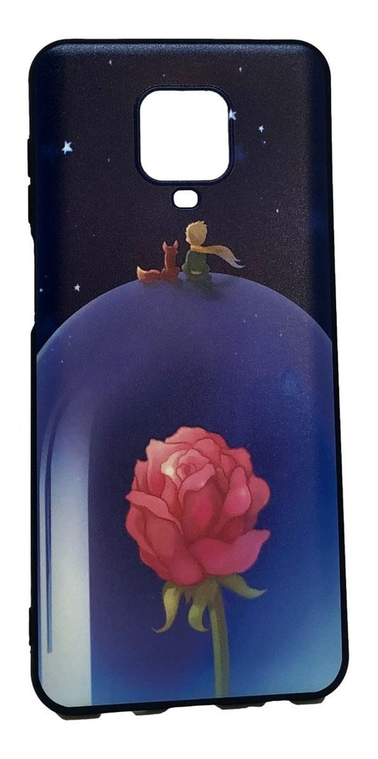 Xiaomi Redmi Note 9s - Silicona - El Principito Y La Rosa