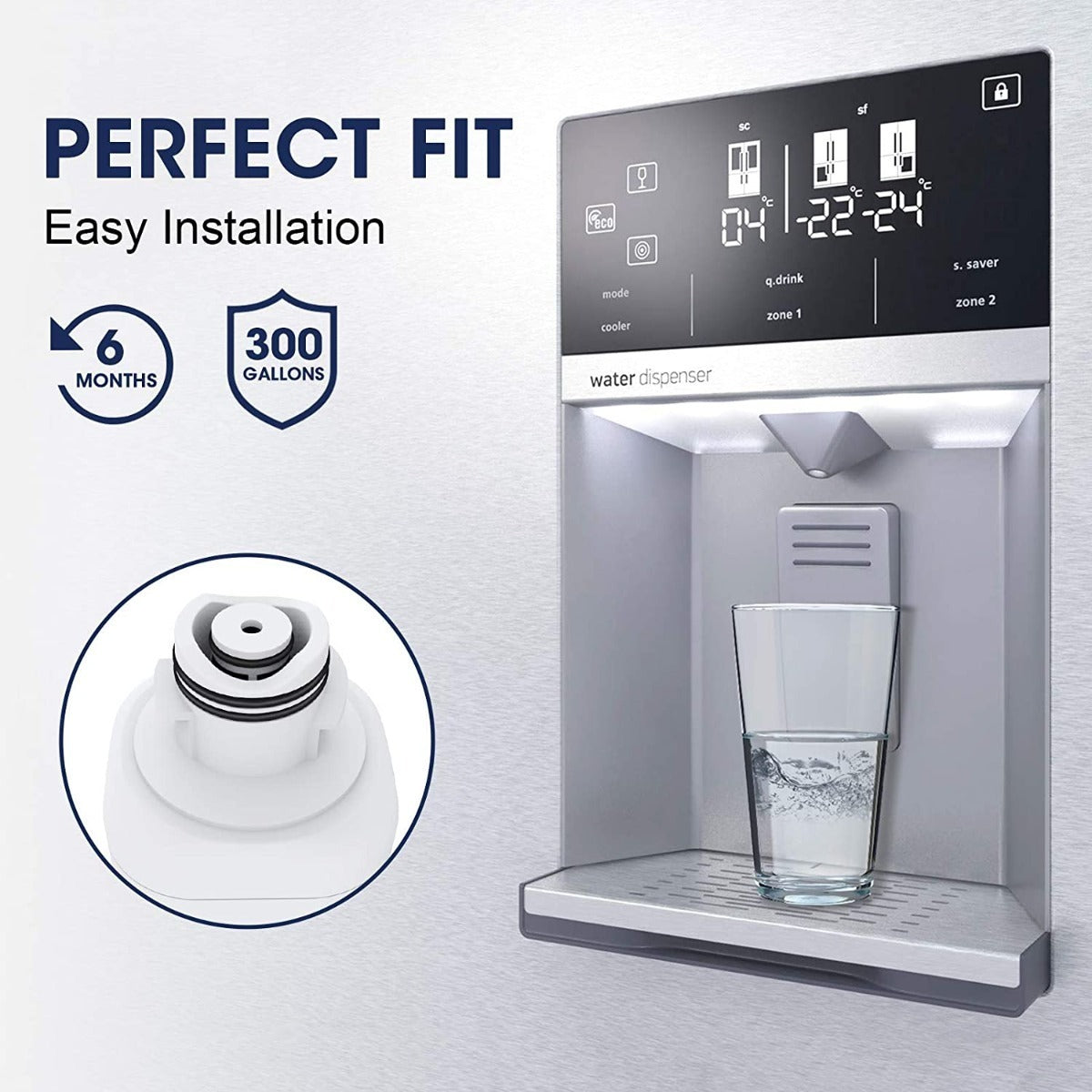 Filtro Interno Para Refrigerador Samsung Da97-17376b Carbón